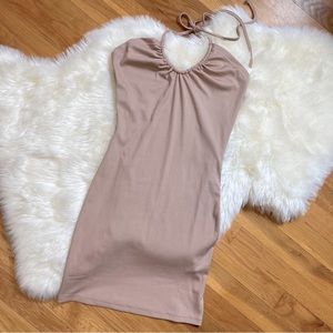 ☾ SHEIN halter dress